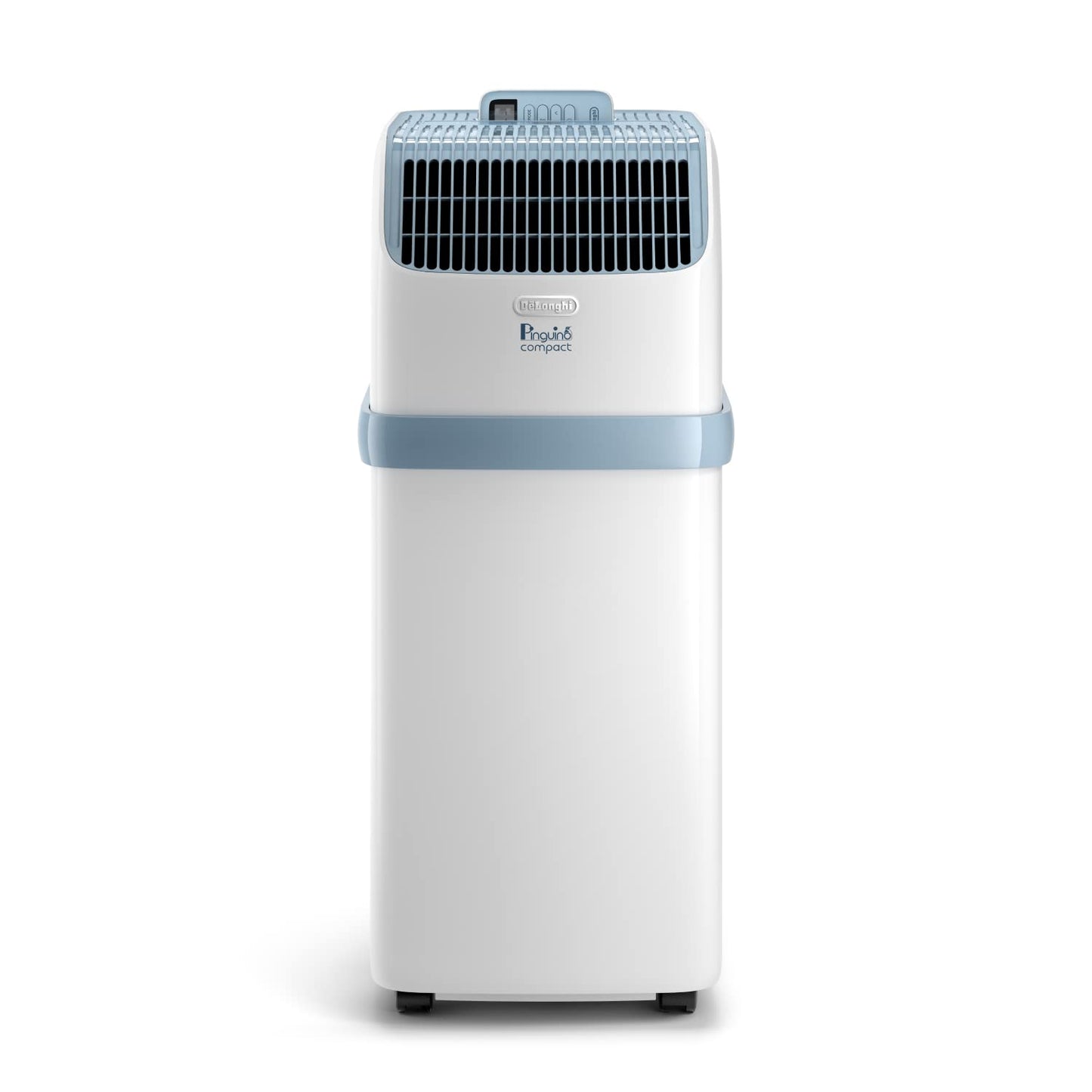 De'Longhi Pinguino Compact ES72 YOUNG, Modèle 2022, Climatiseur Mobile Silencieux, 8.300 BTU/h, 2,1 kW, 60m3, Gaz R290, Fonction Déshumidificateur, 24 Heures Timer, Classe Énergétique A, Blanc