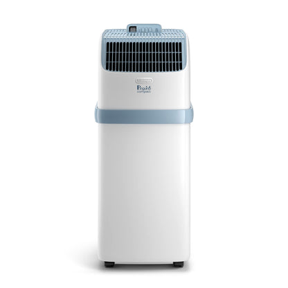 De'Longhi Pinguino Compact ES72 YOUNG, Modèle 2022, Climatiseur Mobile Silencieux, 8.300 BTU/h, 2,1 kW, 60m3, Gaz R290, Fonction Déshumidificateur, 24 Heures Timer, Classe Énergétique A, Blanc