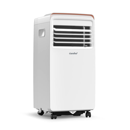 COMFEE' Climatiseur portable 9000 BTU/H, AMBRA 10C, 2,6 kW, 25㎡/68 m³, 3 en 1 climatiseur portable, ventilateur, refroidissement, déshumidification, 24H minuteur, mode de sommeil, fonction suivi