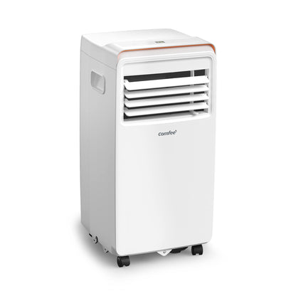 COMFEE' Climatiseur portable 9000 BTU/H, AMBRA 10C, 2,6 kW, 25㎡/68 m³, 3 en 1 climatiseur portable, ventilateur, refroidissement, déshumidification, 24H minuteur, mode de sommeil, fonction suivi