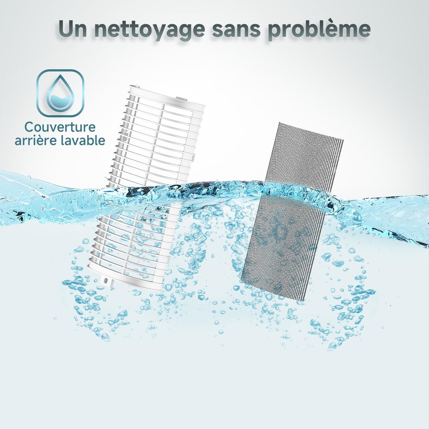 Climatiseur Mobile 5 en 1 avec Brumisation - Rafraîchisseur d'Air Silencieux, 4 Vitesses Confort Vent Naturel, 700ML Réservoir, Télécommande, Oscillation 90°, Tension 12V Disponible