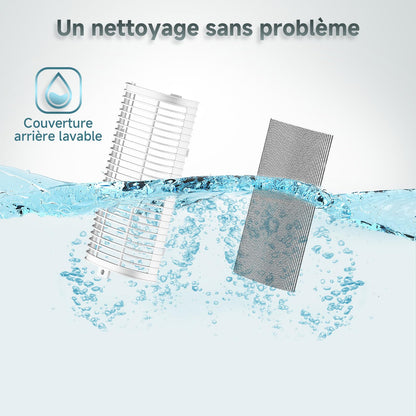 Climatiseur Mobile 5 en 1 avec Brumisation - Rafraîchisseur d'Air Silencieux, 4 Vitesses Confort Vent Naturel, 700ML Réservoir, Télécommande, Oscillation 90°, Tension 12V Disponible